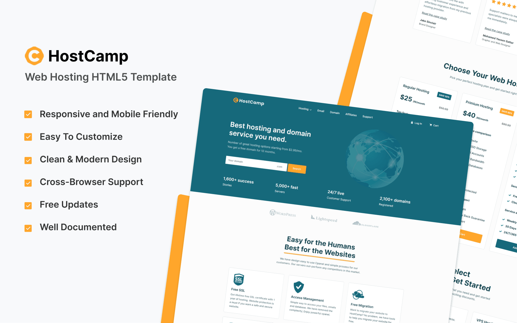 HostCamp - Web Hosting HTML5 Template